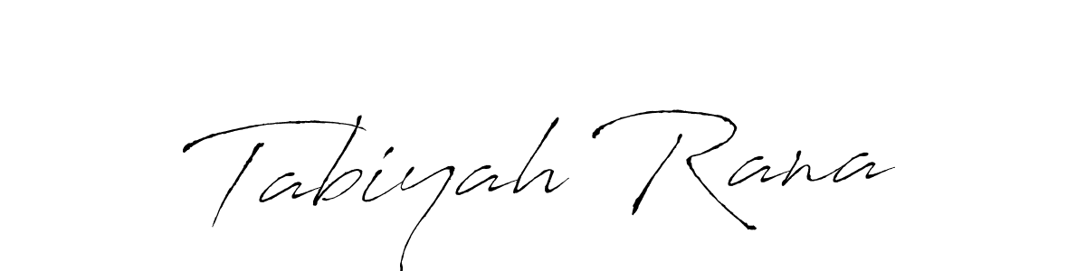 if you are searching for the best signature style for your name Tabiyah Rana. so please give up your signature search. here we have designed multiple signature styles  using Antro_Vectra. Tabiyah Rana signature style 6 images and pictures png